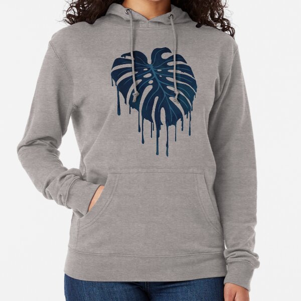 Monstera Melt (in Green) Lightweight Hoodie
