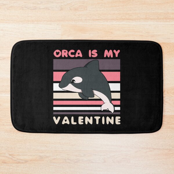 Item preview, Orca Is My Valentine designed and sold by CandyDroidMerch.
