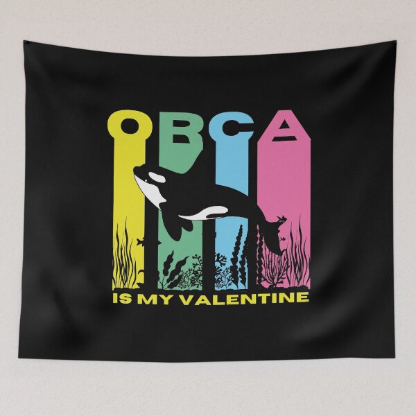 Item preview, Orca Is My Valentine designed and sold by CandyDroidMerch.