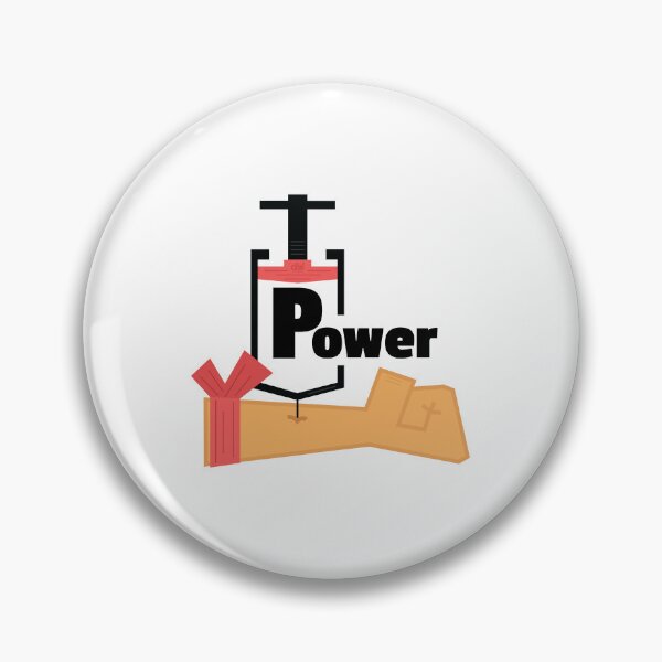Item preview, Power Shot Super Hero Booster Injection Super Powers Vaccine Needle In The Arm designed and sold by doseofwin.