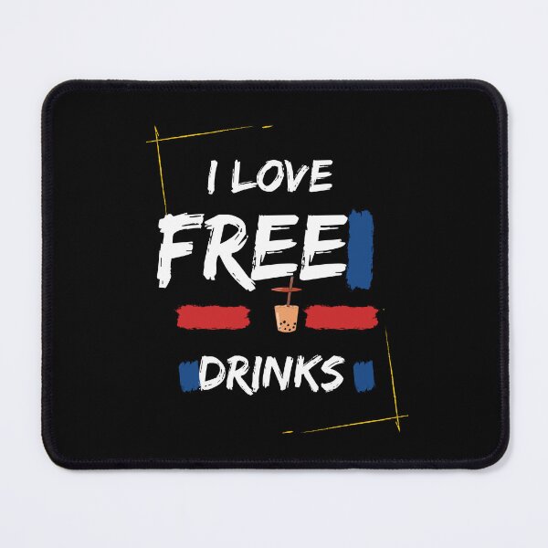 Item preview, I Love Free Drinks , Aesthetic Baby Crop Top , 2000s Inspired Tee, Y2K Slogan Graphic T-Shirt , Birthday Gift For Her designed and sold by dirlkhiat.