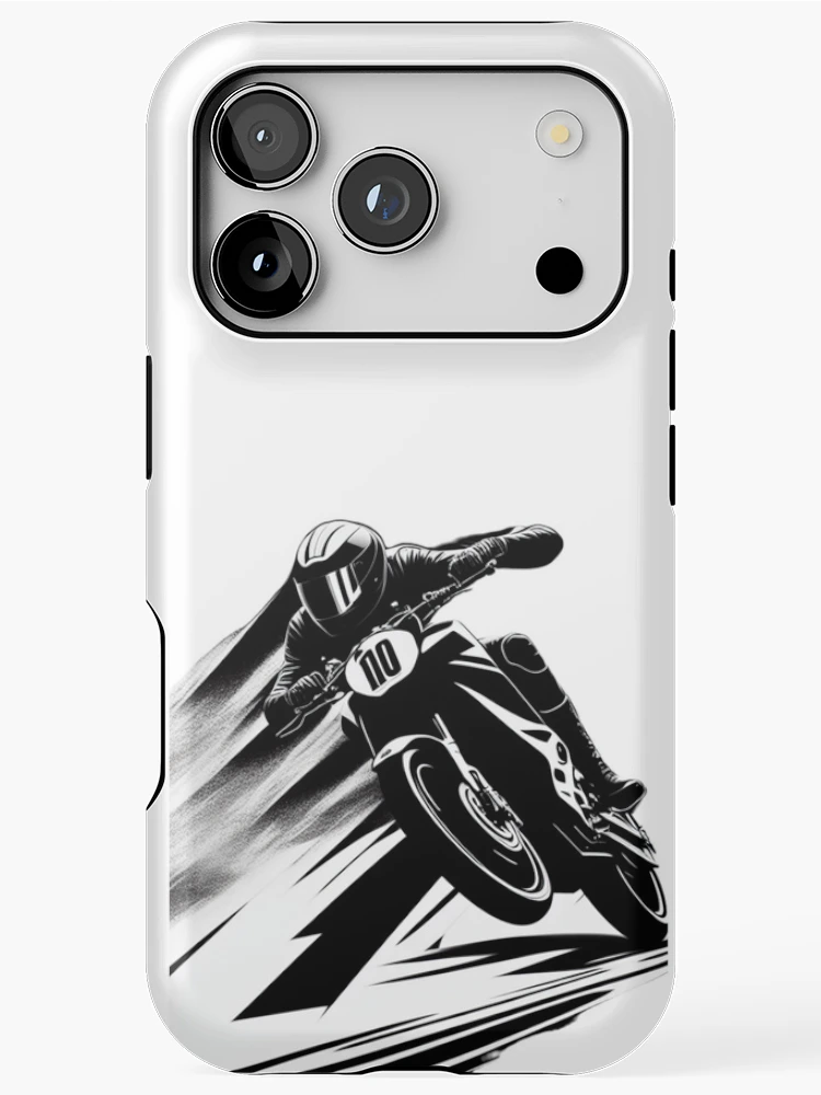 Thumbnail 1 of 4, iPhone Case, Speed Ride Motorcycle designed and sold by Basunat.