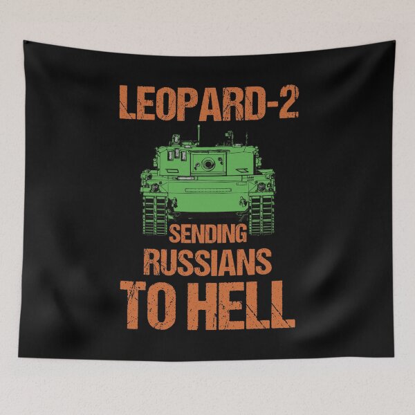 Item preview, Leopard 2, sending Russians to Hell, tanks for Ukraine, arm Ukraine designed and sold by StencilMyst ..