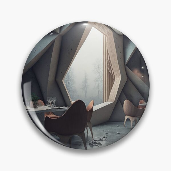 Artikelvorschau, futuristische Innenarchitektur eines Restaurants entworfen und verkauft von BIBIHOX.