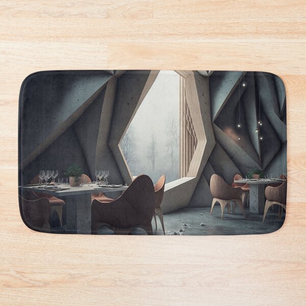 Artikelvorschau, futuristische Innenarchitektur eines Restaurants entworfen und verkauft von BIBIHOX.