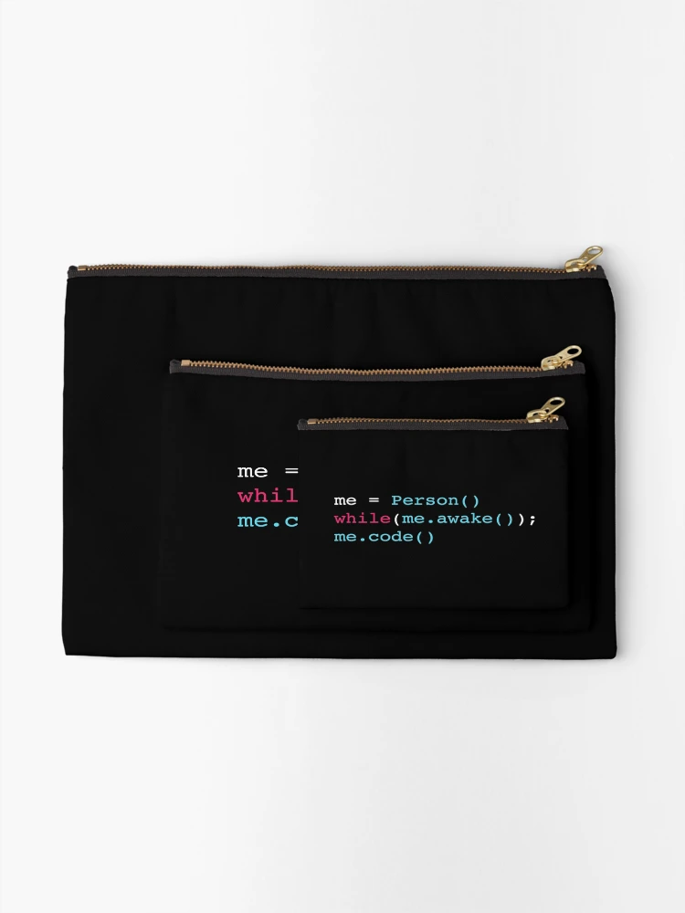 Thumbnail 2 of 4, Zipper Pouch, Keep On Coding designed and sold by KeepOnCoding.