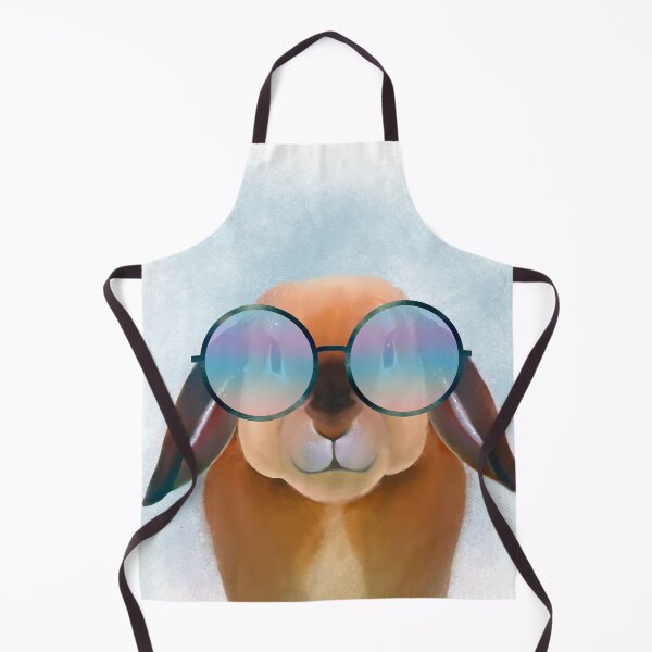 Item preview, Funny Rabbit Bunny Colorful Glasses Animal Art designed and sold by InovArtS.