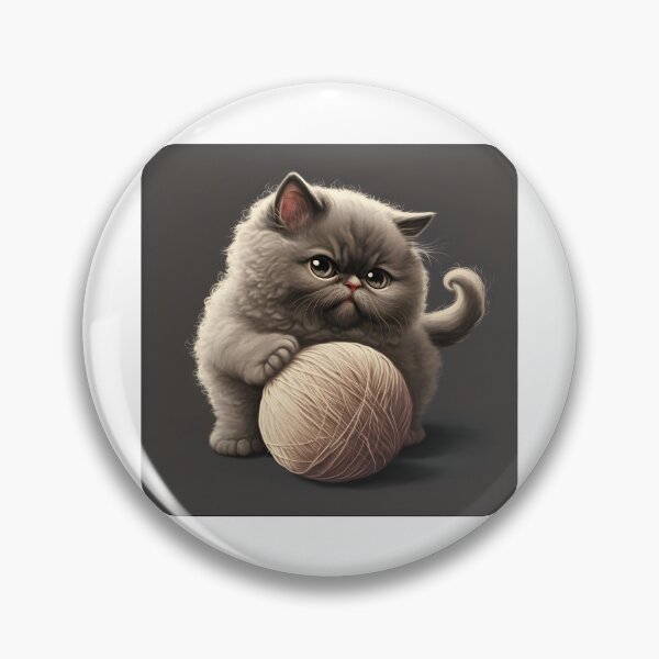 Item preview, Funny And Cute Cat With A Ball Of Wool designed and sold by youngle.