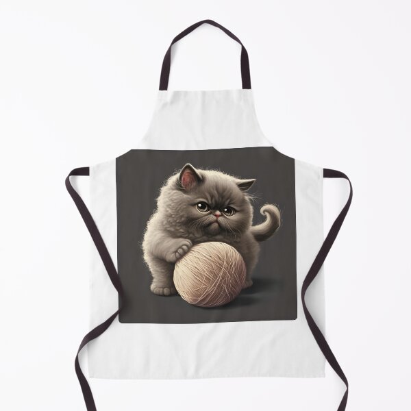 Item preview, Funny And Cute Cat With A Ball Of Wool designed and sold by youngle.