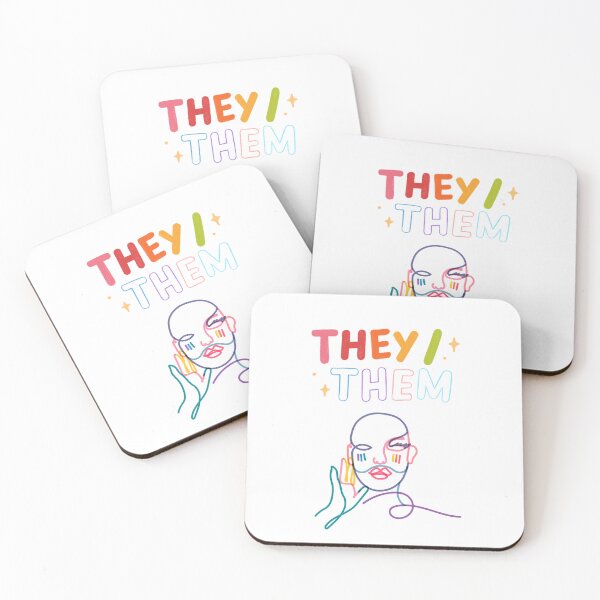 Item preview, They/Them Identity Pronouns designed and sold by earthandorigin.