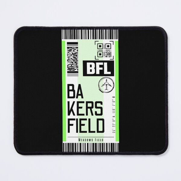 Item preview, BAKERSFIELD BFL classic luggage tag stickers designed and sold by LeddsoDello.