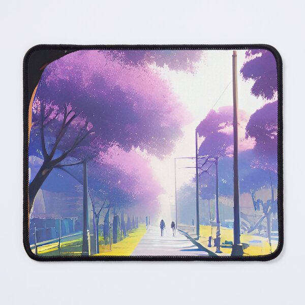 Item preview, Street of Jacaranda Trees designed and sold by Arkneer.