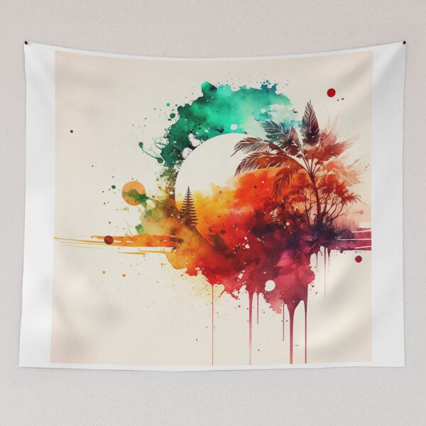 Item preview, Relaxing Watercolor #164 designed and sold by Avocado Design Studio.