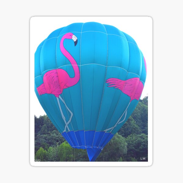 Adventure Hot Air Balloon Sticker