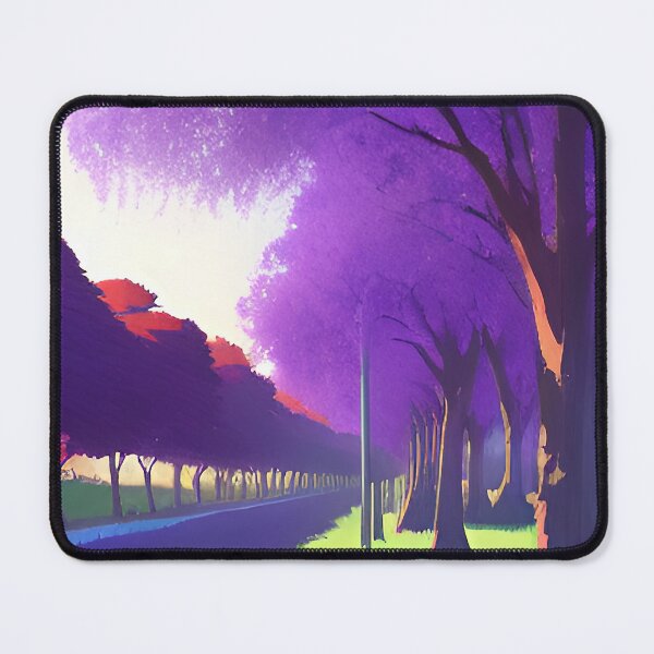 Item preview, Street Full of Jacaranda Trees designed and sold by Arkneer.