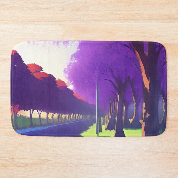 Item preview, Street Full of Jacaranda Trees designed and sold by Arkneer.