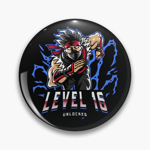Item preview, Level 16 Unlocked Gamer designed and sold by SamuraiGaming.