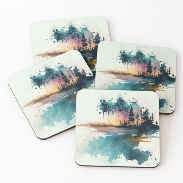 Item preview, Relaxing Watercolor #165 designed and sold by Avocado Design Studio.