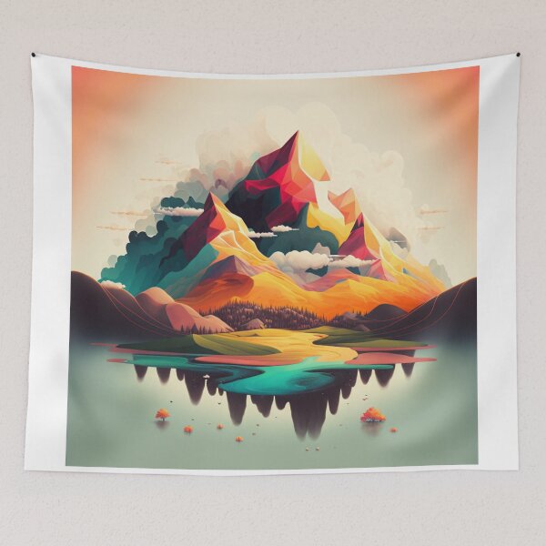 Item preview, Landscape #129 designed and sold by Cheese Design Studio.