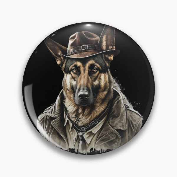 Item preview, German Shepperd K9 With Hat And Jacket Super Realistic designed and sold by adembulut.