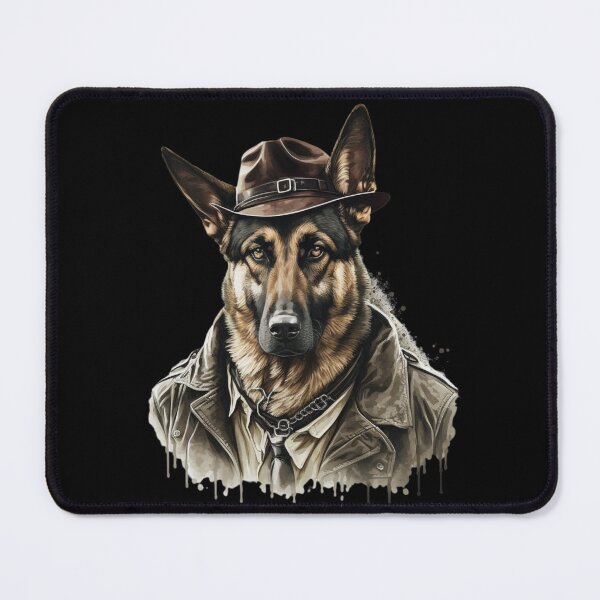 Item preview, German Shepperd K9 With Hat And Jacket Super Realistic designed and sold by adembulut.
