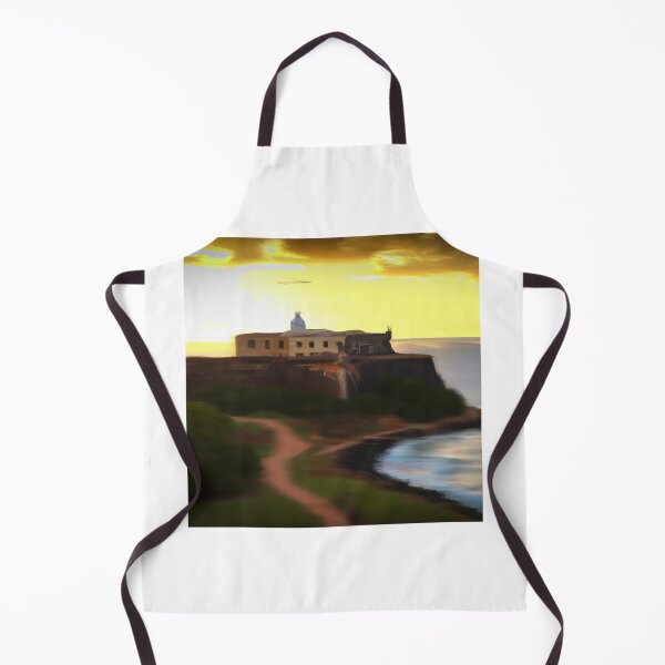 Item preview, Realistic Digital art of El Morro in Puerto Rico designed and sold by CieloLeonDesign.
