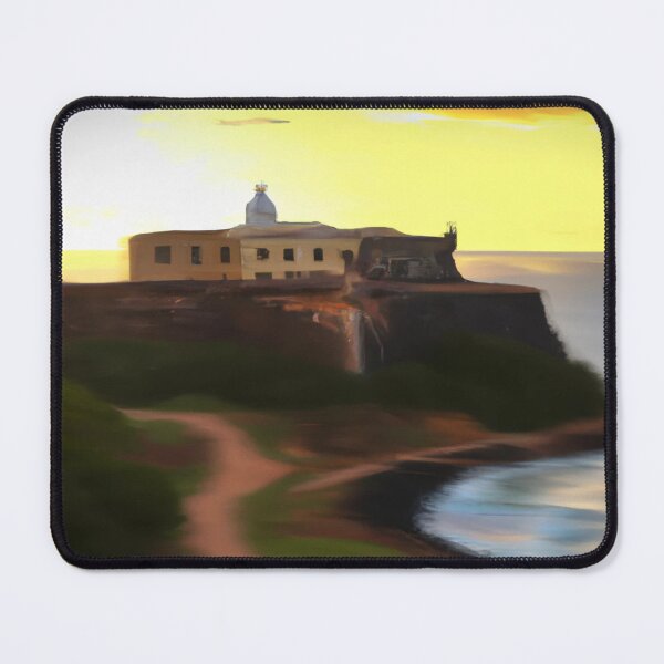 Item preview, Realistic Digital art of El Morro in Puerto Rico designed and sold by CieloLeonDesign.