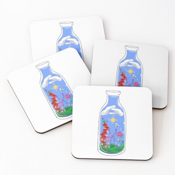 Item preview, flower bottle designed and sold by lililunart.