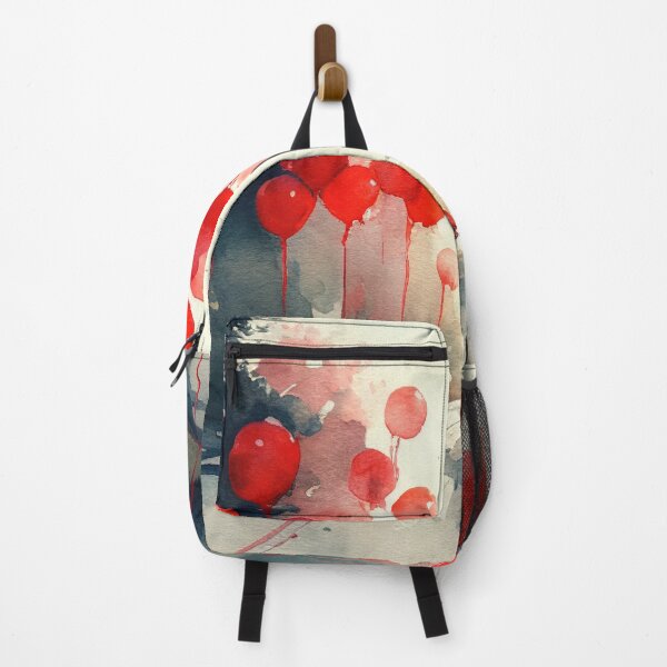 Item preview, red balloons art watercolor decor living room  designed and sold by BeerDragons.