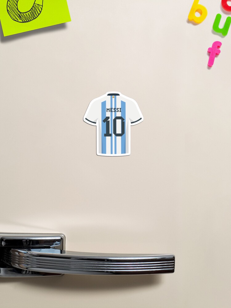 LeoMessi Jersey Illustration 2022 Sticker for Sale by cartmaxx2