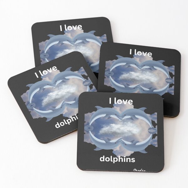 Item preview, I love dolphins, Dolphins are natures mystery,-animal lovers nature lovers designed and sold by IORODAN.