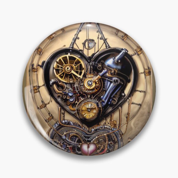 Item preview, Steampunk mechanical heart designed and sold by Dendros-Studio.