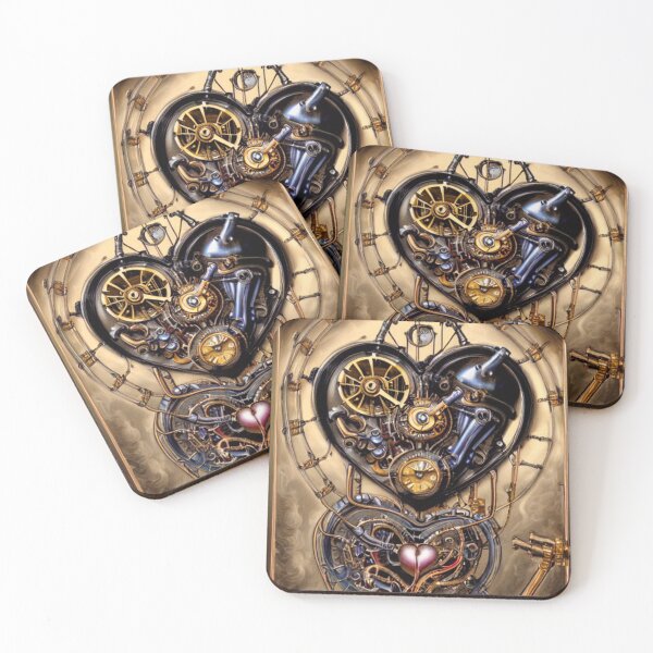 Item preview, Steampunk mechanical heart designed and sold by Dendros-Studio.