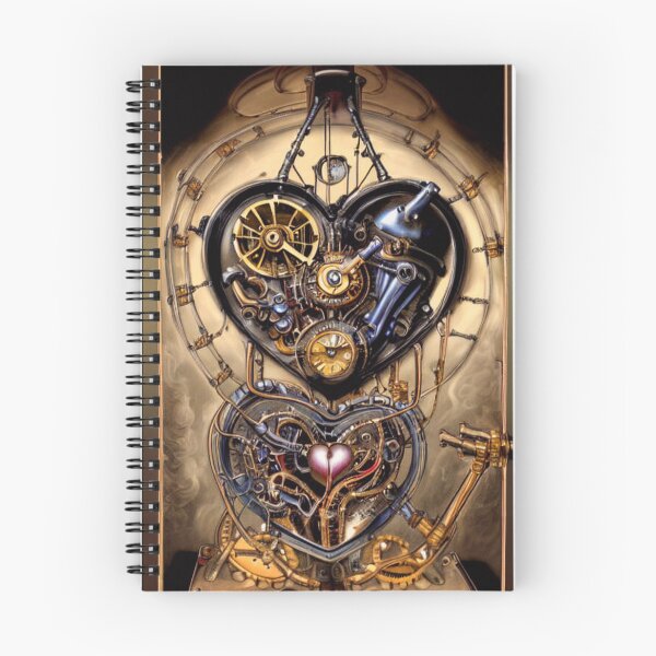 Item preview, Steampunk mechanical heart designed and sold by Dendros-Studio.