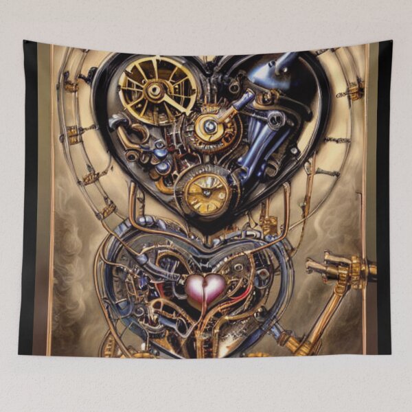 Item preview, Steampunk mechanical heart designed and sold by Dendros-Studio.