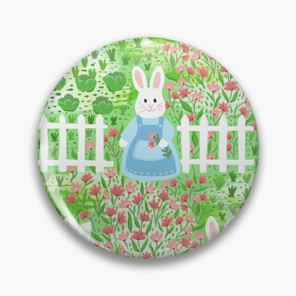 Item preview, Rabbit Picket Fence Gardeners designed and sold by creativinchi.