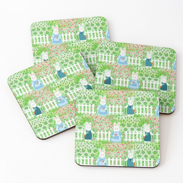 Item preview, Rabbit Picket Fence Gardeners designed and sold by creativinchi.