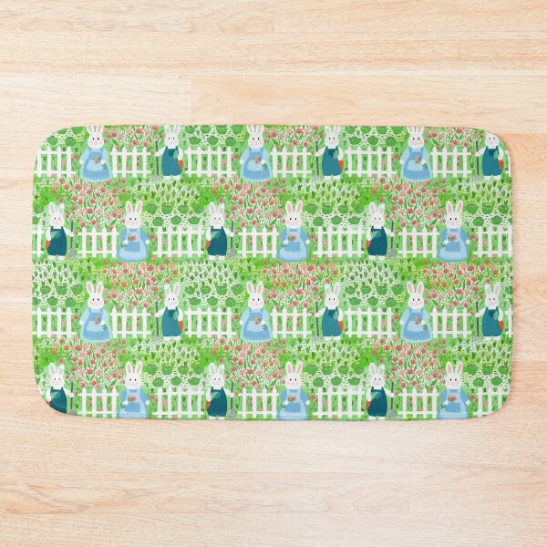 Item preview, Rabbit Picket Fence Gardeners designed and sold by creativinchi.