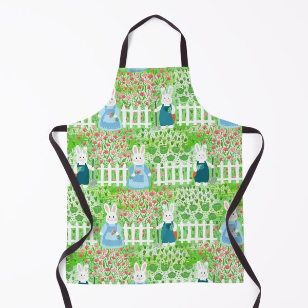 Item preview, Rabbit Picket Fence Gardeners designed and sold by creativinchi.