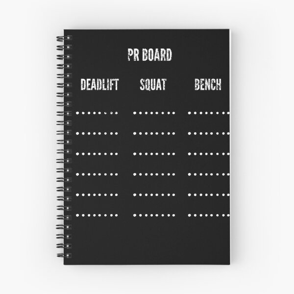 Item preview, Gym pr board (fill in yourself) designed and sold by detern.