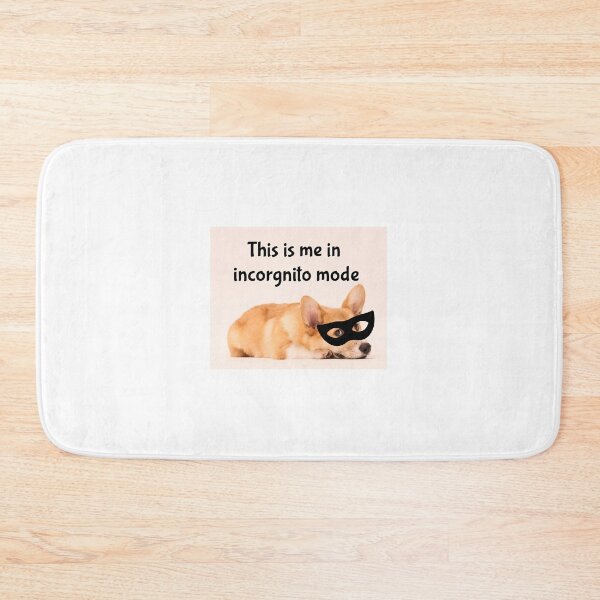 Item preview, Incorgnito mode corgi - corgi pun print designed and sold by dreamwish.
