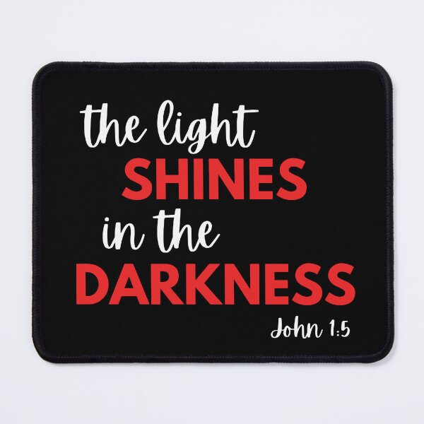 Item preview, John 1:5 Bible verse designed and sold by Rsagur12.