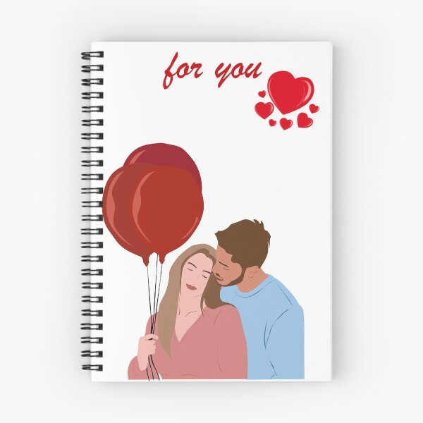 Aperçu de l'œuvre Câlin de la Saint-Valentin Ballon de la Saint-Valentin Carte postale créée et vendue par OFreiART.