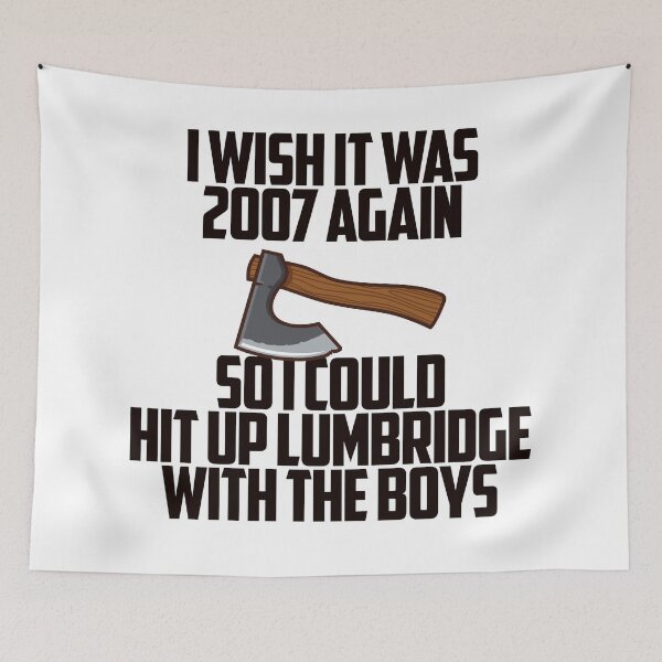 Item preview, I wish it was 2007 again so I could hit up lumbridge with the boys #2 designed and sold by HelicalCreative.