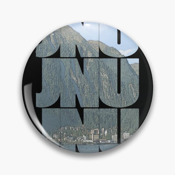 Item preview, Juneau, Alaska JNU Cityscape Repeating Pattern designed and sold by CrabbyLobster.