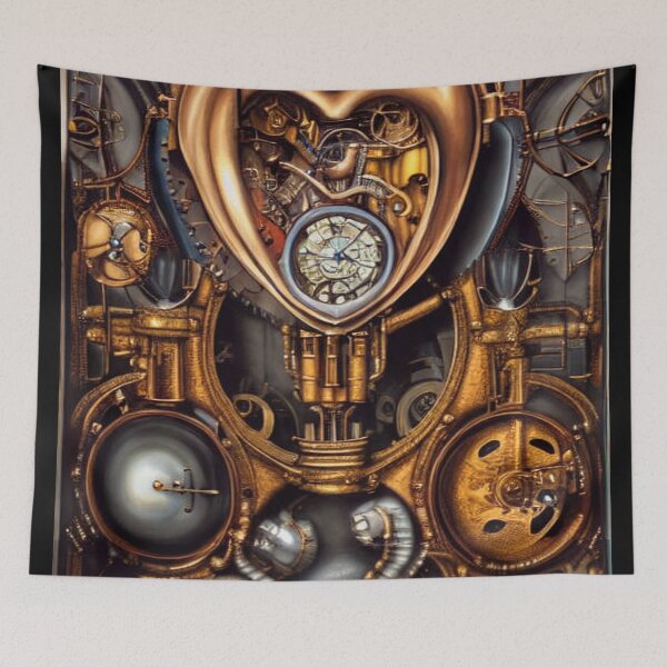 Item preview, Steampunk mechanical heart designed and sold by Dendros-Studio.
