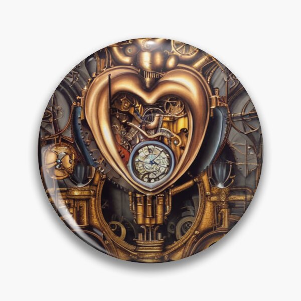 Item preview, Steampunk mechanical heart designed and sold by Dendros-Studio.