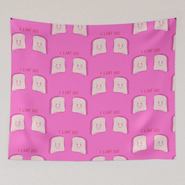 Item preview, bread love about i love you love slang designed and sold by Avani Creation.