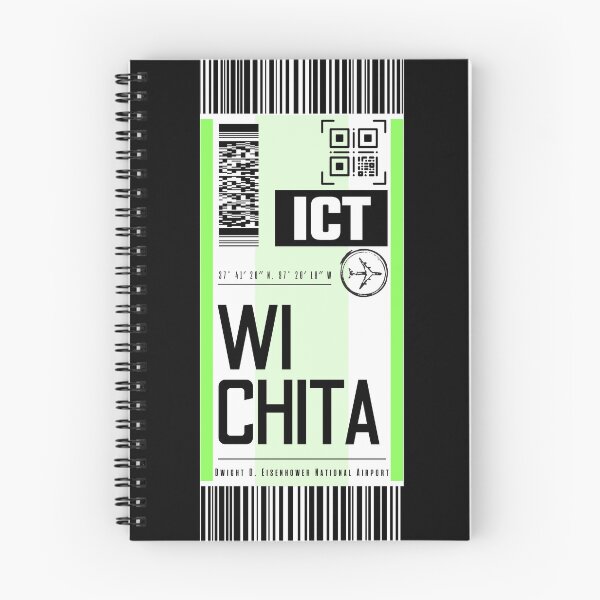 Item preview, WICHITA ICT classic luggage tag stickers designed and sold by LeddsoDello.