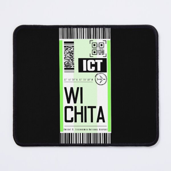 Item preview, WICHITA ICT classic luggage tag stickers designed and sold by LeddsoDello.